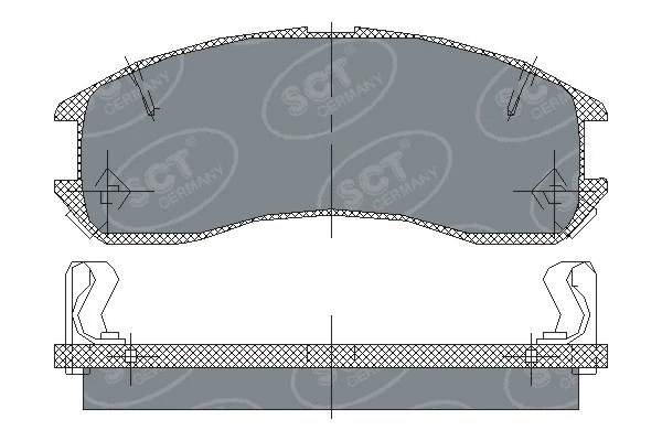 Brake Pad Set, disc brake (SP 149 PR)