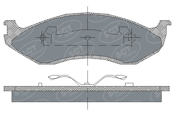 Brake Pad Set, disc brake (SP 181 PR)