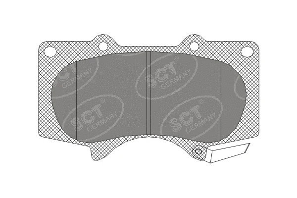 Brake Pad Set, disc brake (SP 328 PR)