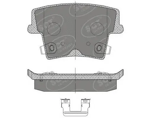 Brake Pad Set, disc brake (SP 464 PR)