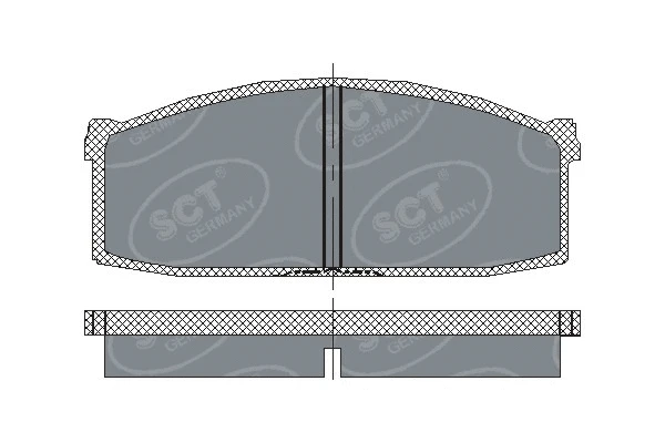 Brake Pad Set, disc brake (SP 112 PR)