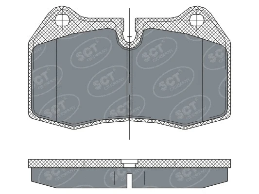 Brake Pad Set, disc brake (SP 272 PR)