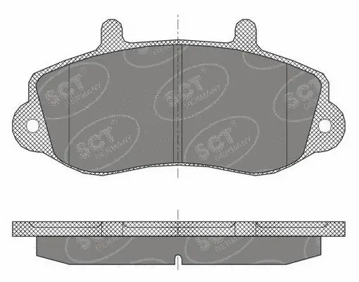 Brake Pad Set, disc brake (SP 418 PR)