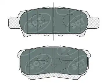 Brake Pad Set, disc brake (SP 373 PR)