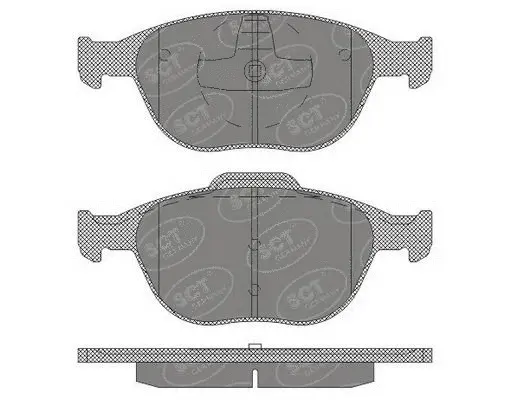 Brake Pad Set, disc brake (SP 625 PR)
