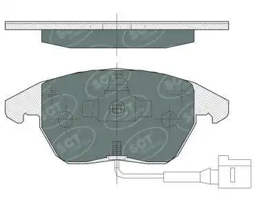 Brake Pad Set, disc brake (SP 367 PR)