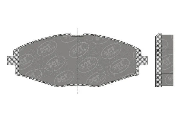 Brake Pad Set, disc brake (SP 666 PR)
