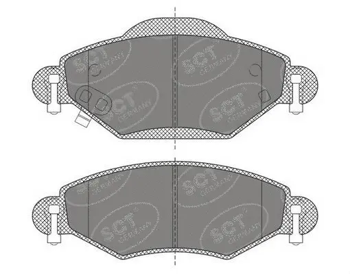 Brake Pad Set, disc brake (SP 499 PR)