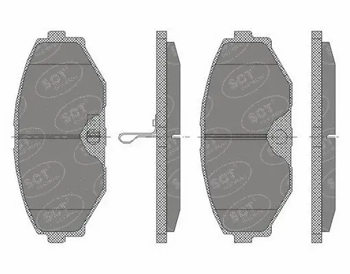 Brake Pad Set, disc brake (SP 440 PR)