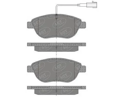 Brake Pad Set, disc brake (SP 423 PR)