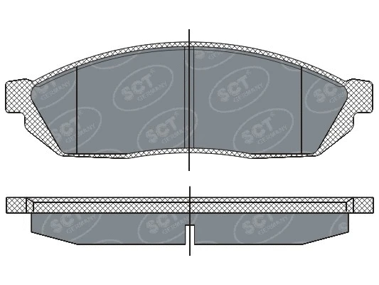 Brake Pad Set, disc brake (SP 265 PR)