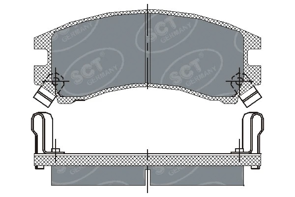 Brake Pad Set, disc brake (SP 148 PR)