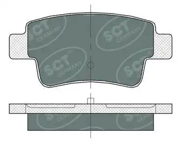 Brake Pad Set, disc brake (SP 378 PR)