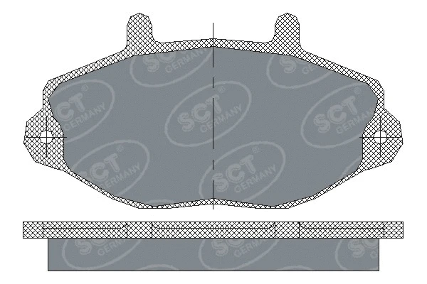 Brake Pad Set, disc brake (SP 223 PR)