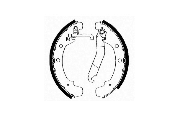 Brake Shoe Set, parking brake (SS 514)
