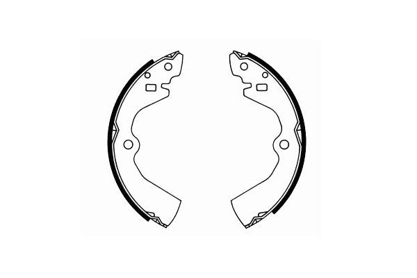 Brake Shoe Set, parking brake (SS 523)