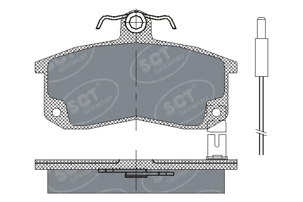 Brake Pad Set, disc brake (SP 216 PR)