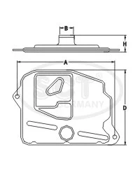 Hydraulic Filter Kit, automatic transmission (SG 1708)