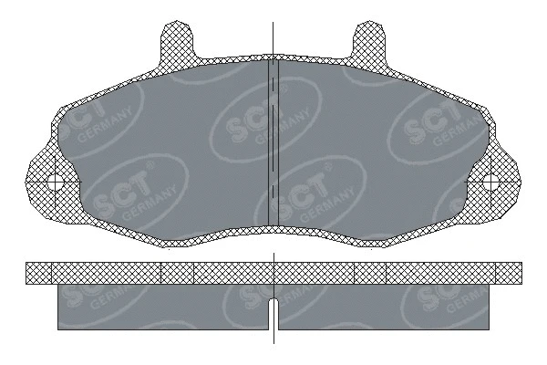 Brake Pad Set, disc brake (SP 173 PR)