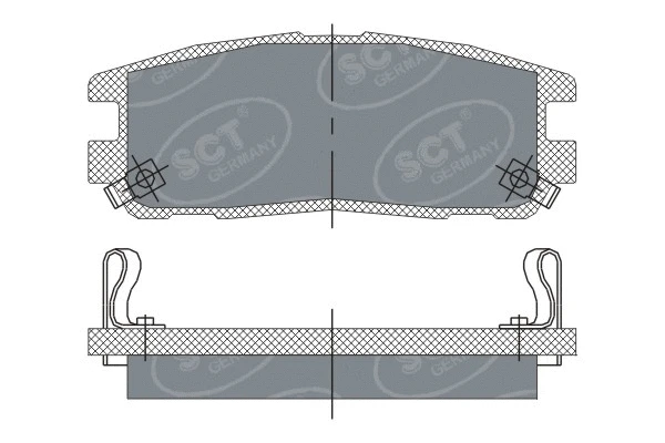 Brake Pad Set, disc brake (SP 248 PR)