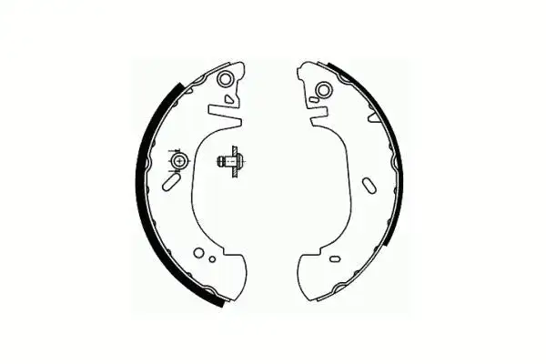 Brake Shoe Set, parking brake (SS 541)