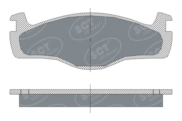 Brake Pad Set, disc brake (SP 114 PR)