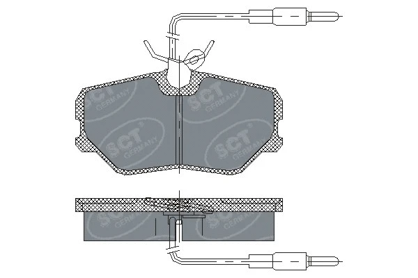 Brake Pad Set, disc brake (SP 221 PR)
