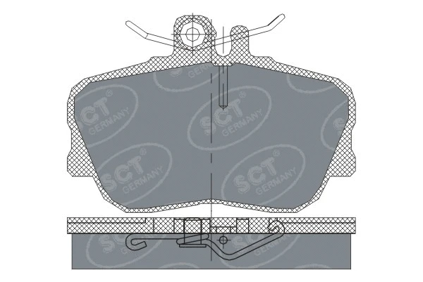 Brake Pad Set, disc brake (SP 234 PR)