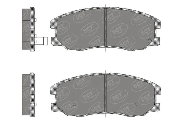 Brake Pad Set, disc brake (SP 664 PR)