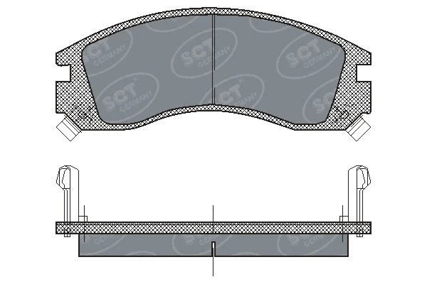 Brake Pad Set, disc brake (SP 171 PR)