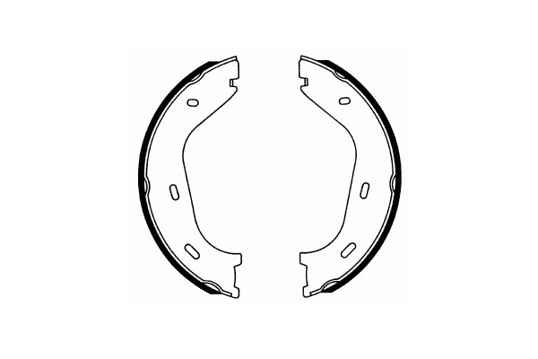 Brake Shoe Set, parking brake (SS 515)
