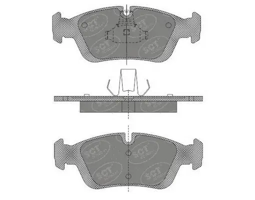 Brake Pad Set, disc brake (SP 610 PR)