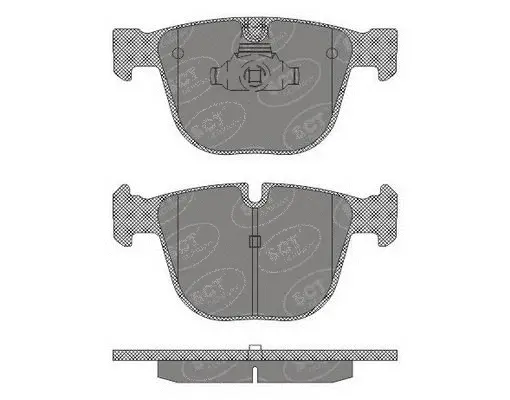 Brake Pad Set, disc brake (SP 627 PR)