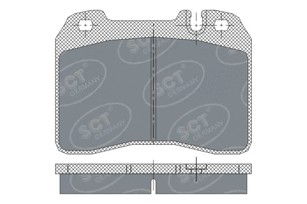Brake Pad Set, disc brake (SP 249 PR)