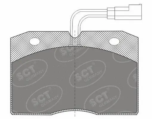 Brake Pad Set, disc brake (SP 604 PR)