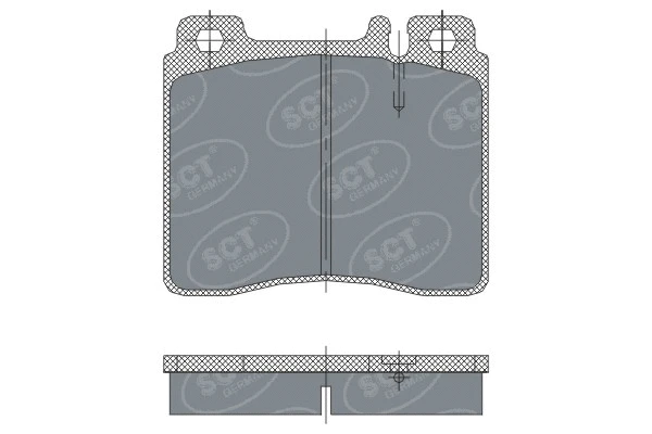 Brake Pad Set, disc brake (SP 256 PR)