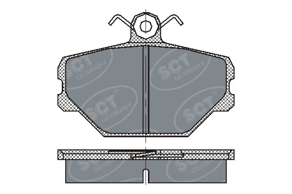 Brake Pad Set, disc brake (SP 217 PR)