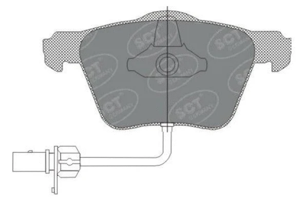 Brake Pad Set, disc brake (SP 282 PR)