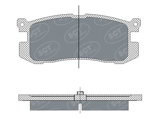 Brake Pad Set, disc brake (SP 283 PR)