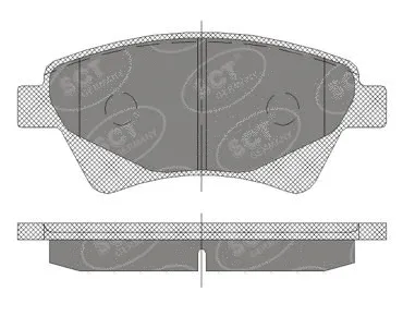 Brake Pad Set, disc brake (SP 408 PR)