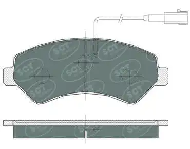 Brake Pad Set, disc brake (SP 387 PR)