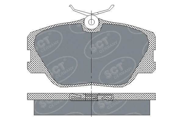 Brake Pad Set, disc brake (SP 167 PR)