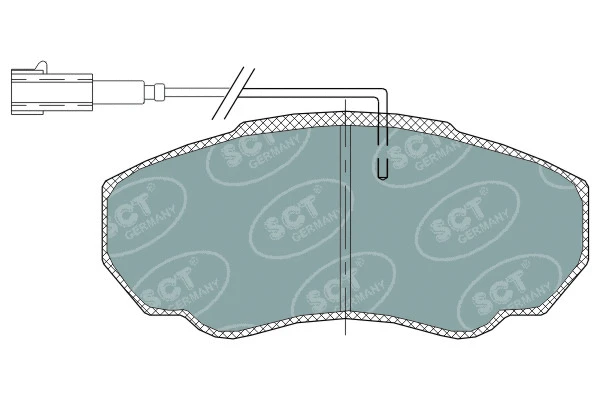 Brake Pad Set, disc brake (SP 318 PR)