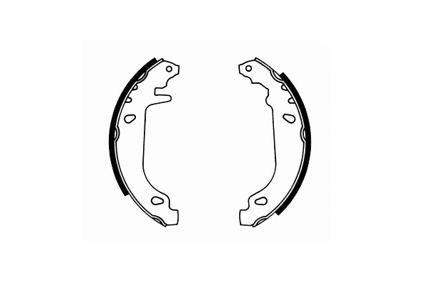 Brake Shoe Set, parking brake (SS 527)