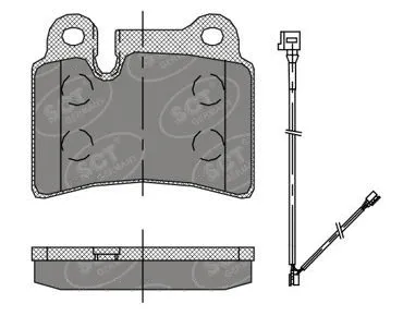 Brake Pad Set, disc brake (SP 397 PR)