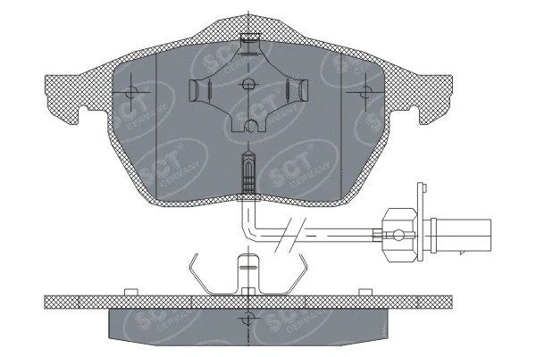 Brake Pad Set, disc brake (SP 259 PR)