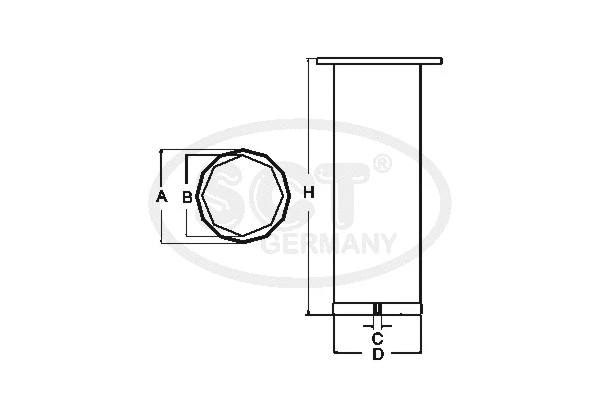 Secondary Air Filter (SW 3879)
