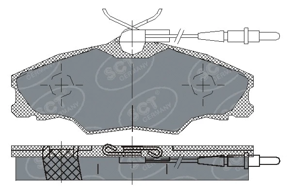 Brake Pad Set, disc brake (SP 228 PR)
