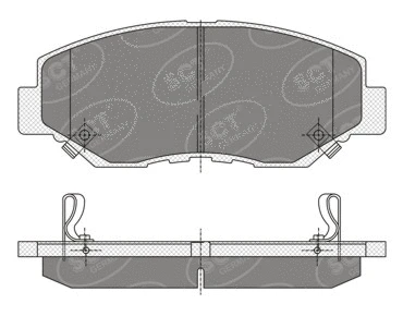 Brake Pad Set, disc brake (SP 354 PR)
