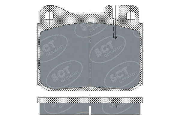 Brake Pad Set, disc brake (SP 130 PR)